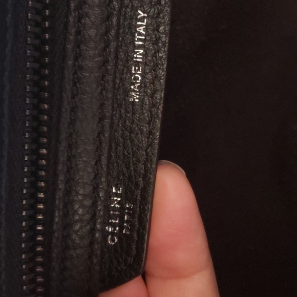 Celine Mini Bag in black pebble - Picture 12 of 14